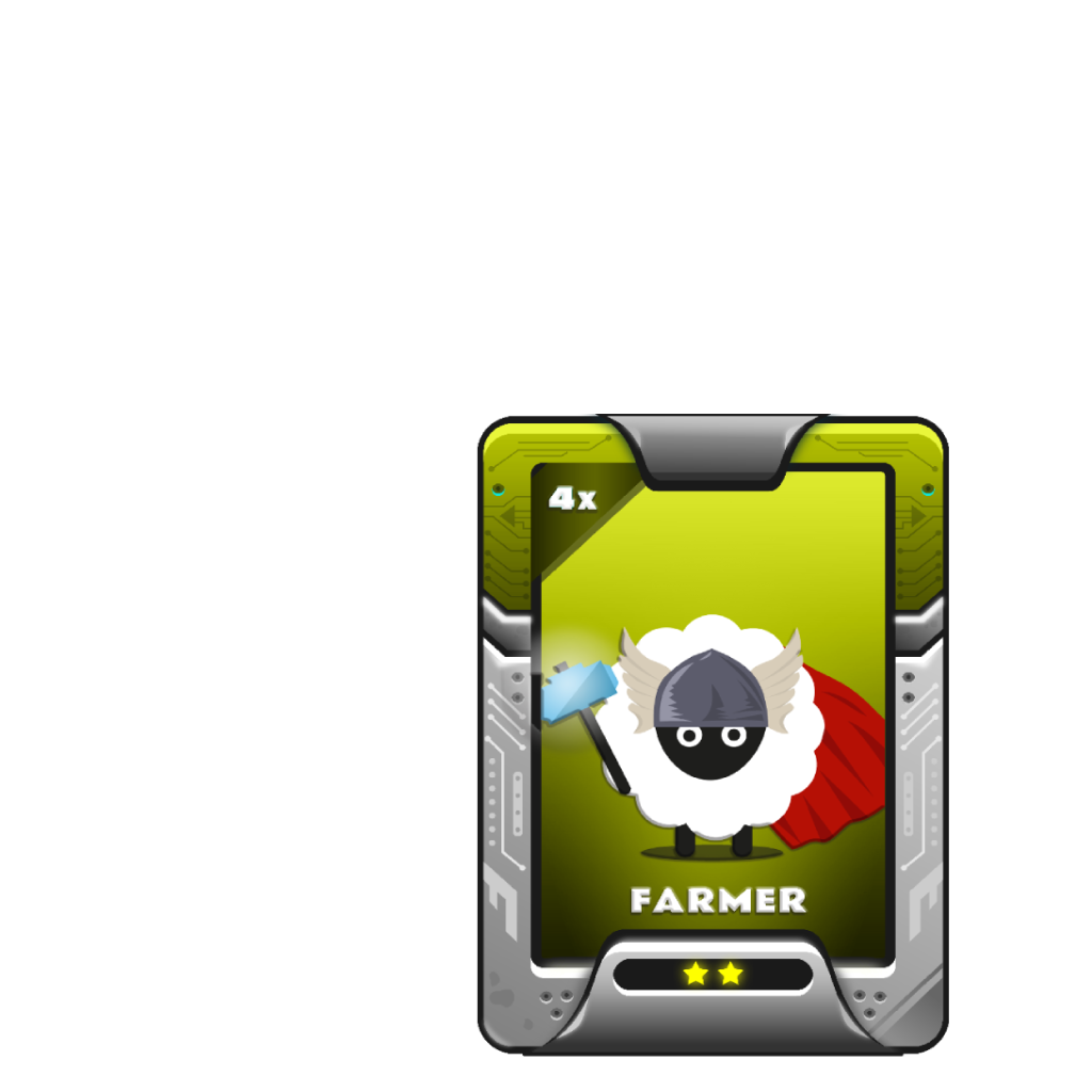 Folder with cake token